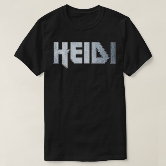T-shirt Heidi métal lourd (Design devant)