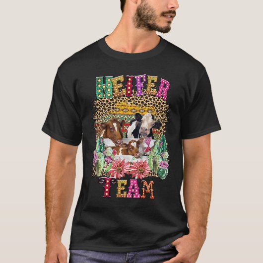 T-shirt Heifer Team Girl  Cow  Heifer (Devant)