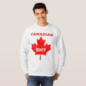 T-shirt Hein canadien ? Feuille d'érable (Devant entier)
