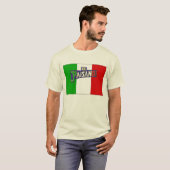 T-shirt Hein drapeau de Paisano w/Italian (Devant entier)
