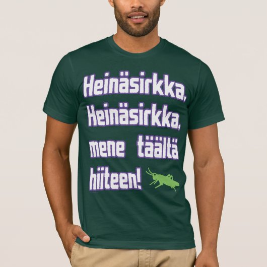 T-shirt Heinasirkka - obscurité (Devant)