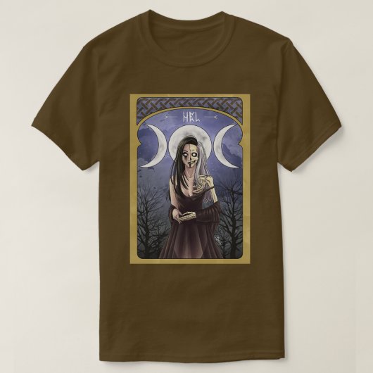 T-shirt Hel déesse de la mort (Design devant)