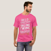 T-shirt Held Together With Baling Twine And A Prayer Funny (Devant entier)