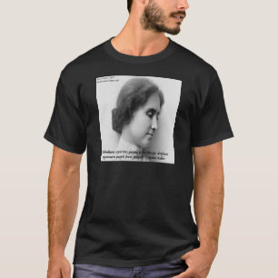 T-shirt Helen Keller et Célèbre Citation Sourde/Aveugle
