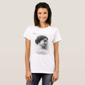T-shirt Helen Keller "Foi/Force" Citation de sagesse Cadea (Devant entier)