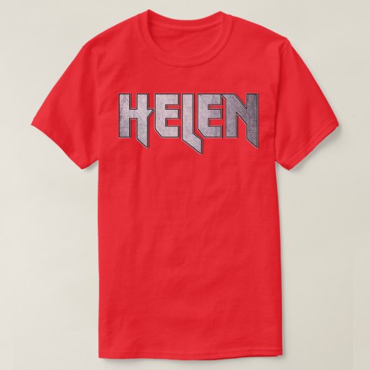 T-shirt Helen métallique lourd (Design devant)
