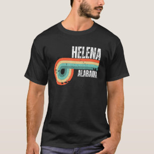 T-shirt Helena Ville Alabama État Vintage Retro Souvenir
