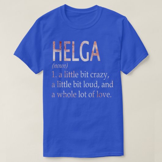 T-shirt Helga Fille Nom Définition (Design devant)