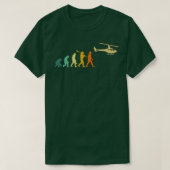 T-shirt Helicopter Evolution helicopters (Design devant)