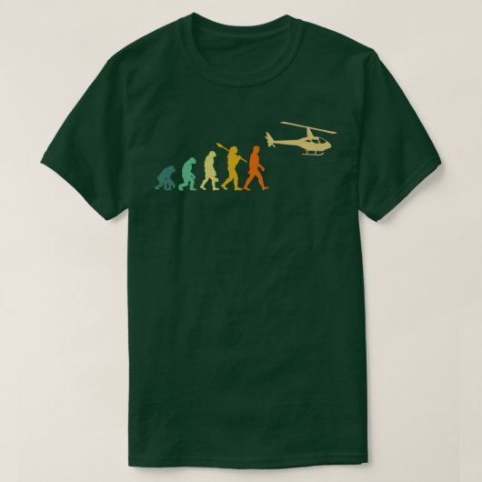 T-shirt Helicopter Evolution helicopters  (Design devant)