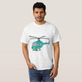 T-shirt Hélicoptère (Devant entier)