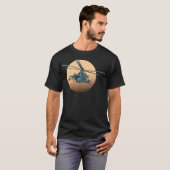 T-shirt Hélicoptère de dessin (Devant entier)