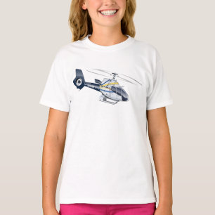 T-shirt Hélicoptère de dessin