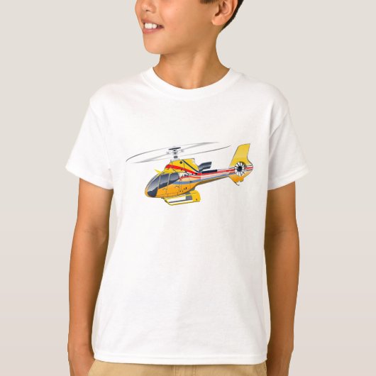 T-shirt Hélicoptère de dessin (Devant)