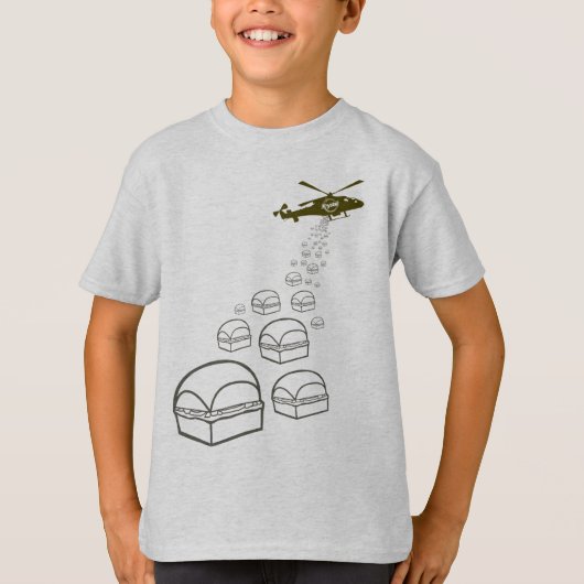 T-shirt Hélicoptère de Krystal (Devant)