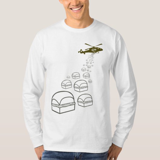 T-shirt Hélicoptère de Krystal (Devant)