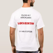 T-SHIRT HÉLICOPTÈRE DE LÉGENDE (Dos)