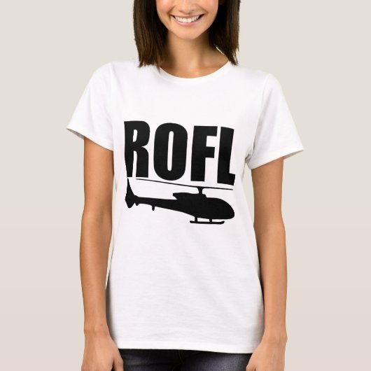 T-shirt Hélicoptère de ROFL (Devant)