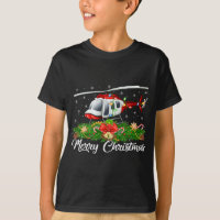 Hélicoptère Lover Correspondant Santa Hat Hélicopt