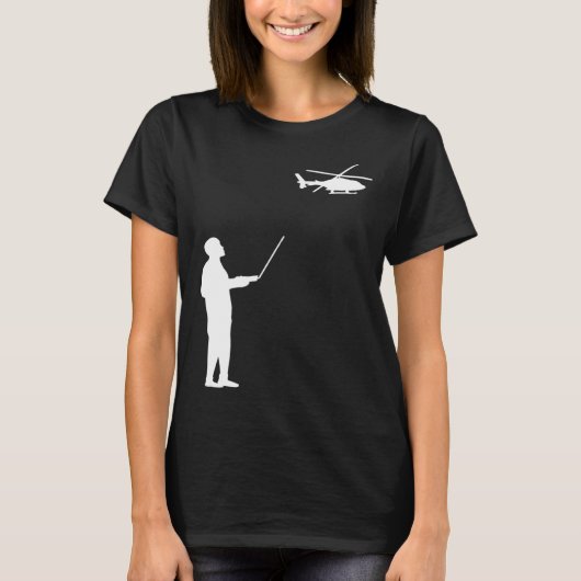 T-shirt Hélicoptère modèle télécommandé RC Hobby pilote ho (Devant)
