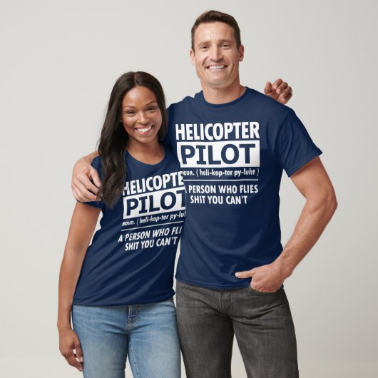 T-shirt Hélicoptère pilote définition Hélicoptère pilote (Unisexe)