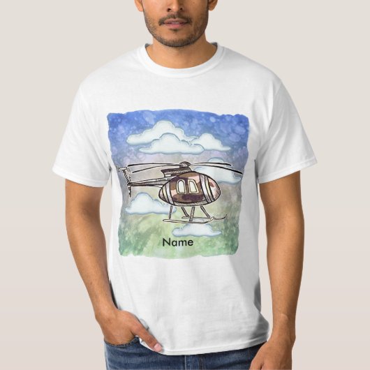 T-shirt Hélicoptère rapide (Devant)