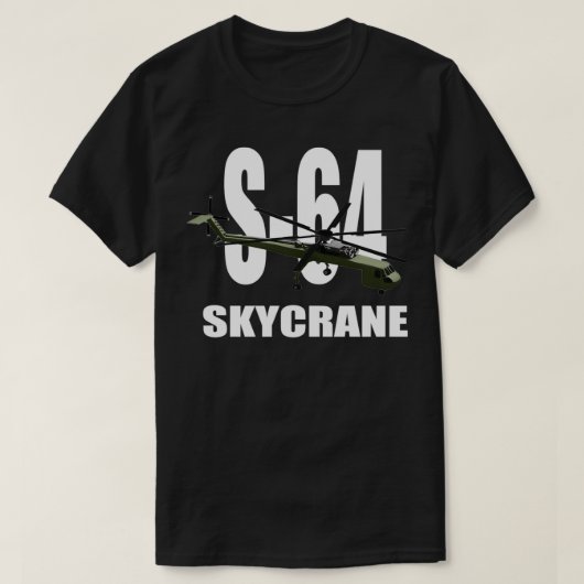 T-shirt Hélicoptère S64 Skycrane (Design devant)