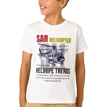 T-shirt hélicoptère SAR