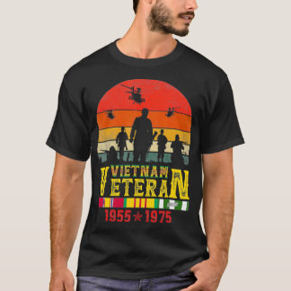 T-shirt Hélicoptère vétéran du Vietnam Bell UH1 Huey Vinta