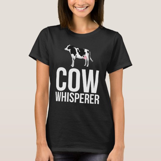 T-shirt Hélifer de l'élevage de vache Whisperer (Devant)
