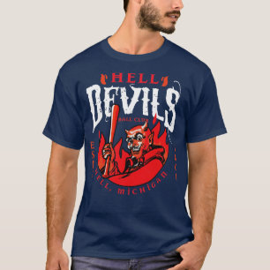 T-shirt Hell Michigan Devils