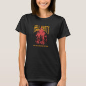T-shirt Hell Party Danser Diable Satan Demon Satanic Gothi (Devant)