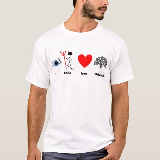 T-shirt HellaHeartOakland2 (Devant)