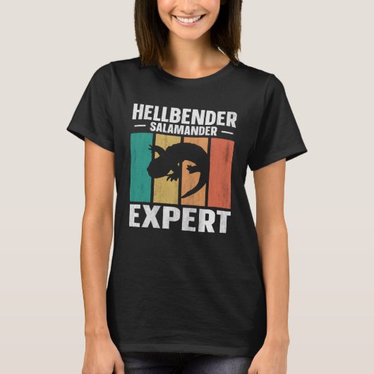 T-shirt Hellbender Salamander Expert Amphibian (Devant)