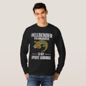 T-shirt Hellbender Salamander Is My Spirit Animal (Devant entier)