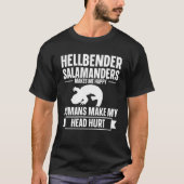 T-shirt Hellbender Salamander Me Rend Heureux Amphibien (Devant)