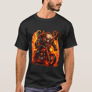 T-shirt Hellfire Demon Rider