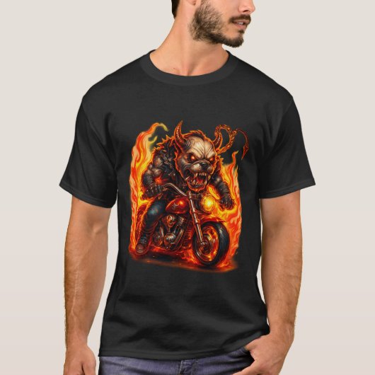 T-shirt Hellfire Demon Rider (Voorkant)