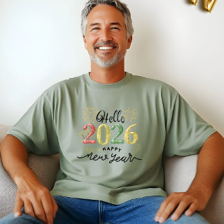 T-shirt Hello 2026 Happy New Year – Festive Celebration