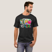 T-shirt Hello 3rd grade Retro teacher team Third grade squ (Devant entier)