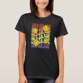 T-shirt hello 3rd third grade teacher Back To School Retro (Devant)