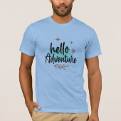T-shirt Hello Adventure Lake Life (Devant)