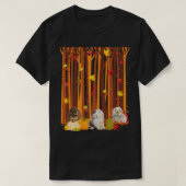 T-shirt Hello Autumn Rabbit Maple Leaf Fall Pumpkin Mens W (Design devant)