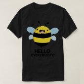 T-shirt Hello Everybuzzy Funny Bee Pun 1 (Design devant)