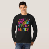 T-shirt Hello Fifth 5th Grade Cute Back to School 5th Grad (Devant entier)