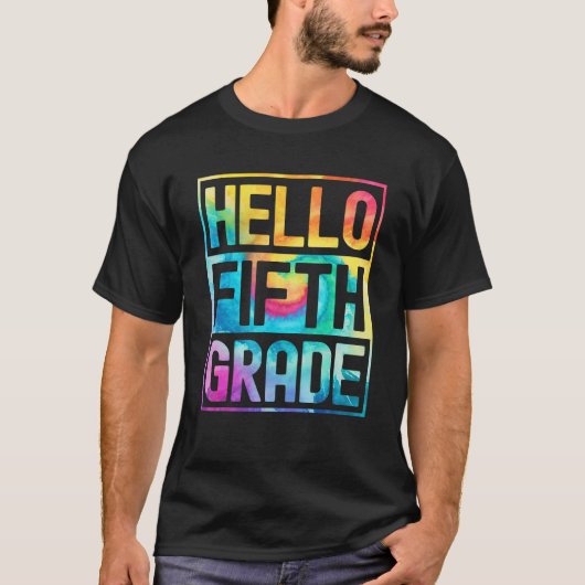 T-shirt Hello Fifth Grade Back to School 5th Grade Teacher (Devant)
