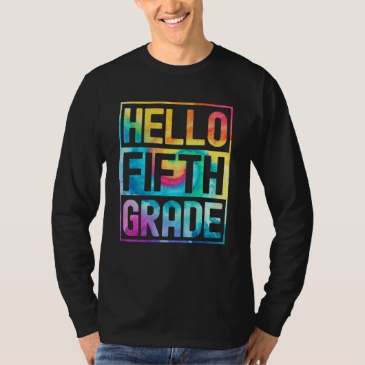 T-shirt Hello Fifth Grade Back to School 5th Grade Teacher (Devant)