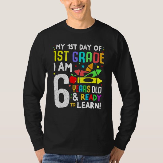 T-shirt Hello First Day Of 1ST Grade  Back To School 2023  (Devant)