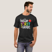 T-shirt Hello First Grade Team 1ère année (Devant entier)
