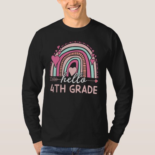 T-shirt Hello Fourth Grade Team Back to School 4th Grade T (Devant)